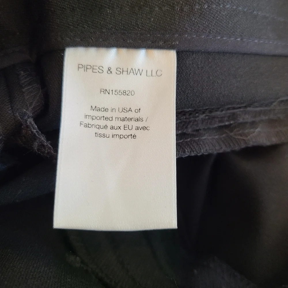 Black Veronica Beard Moto Cropped Slim Ponte Pants - Picture 9 of 9